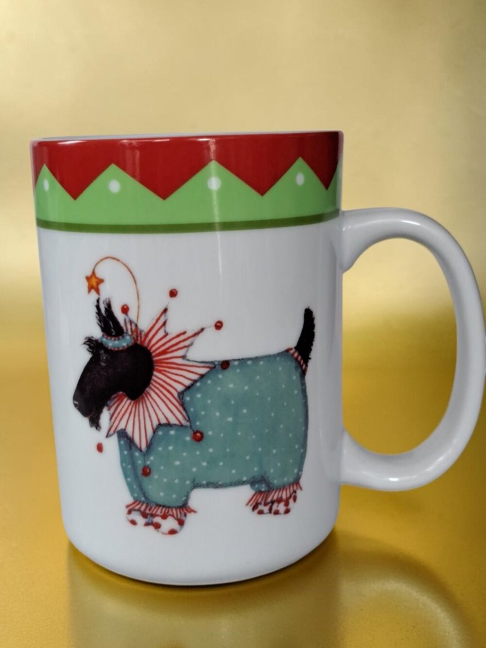 Department 56 Patience Brewster Scottie Dog Mug Rare